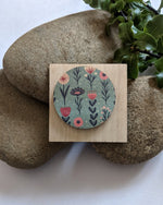 Load image into Gallery viewer, Pink floral brooch
