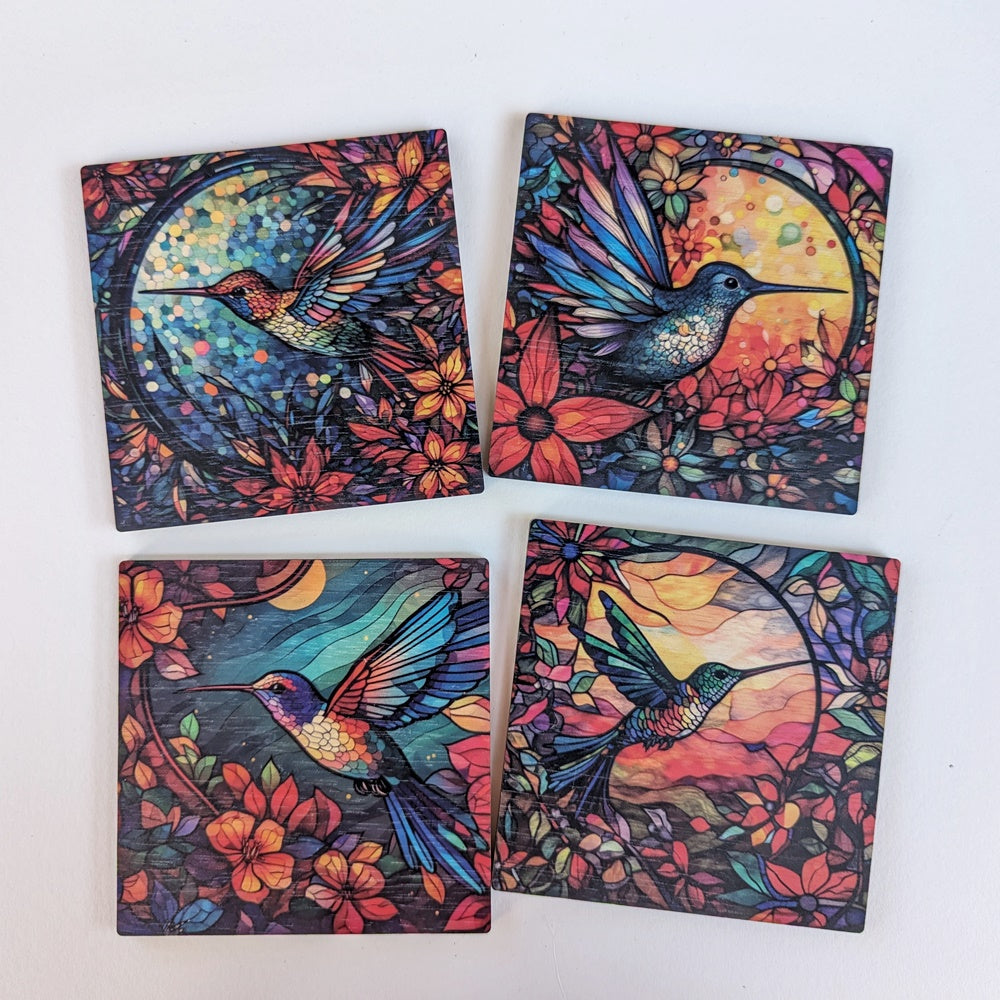 Hummingbird Coasters