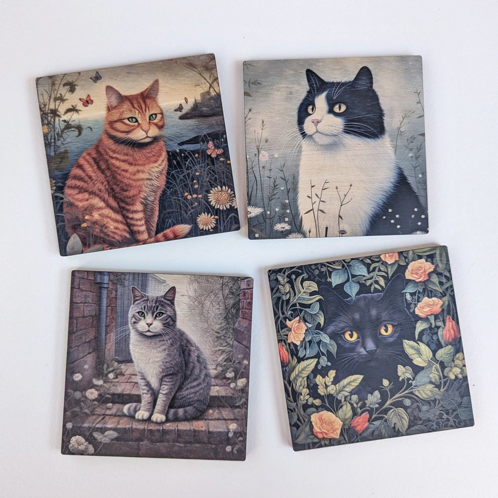 Cat mixed Coasters