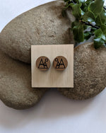 Load image into Gallery viewer, Mountain earrings
