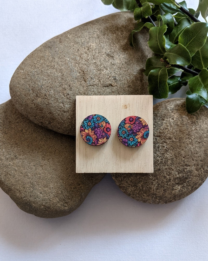 Floral earrings