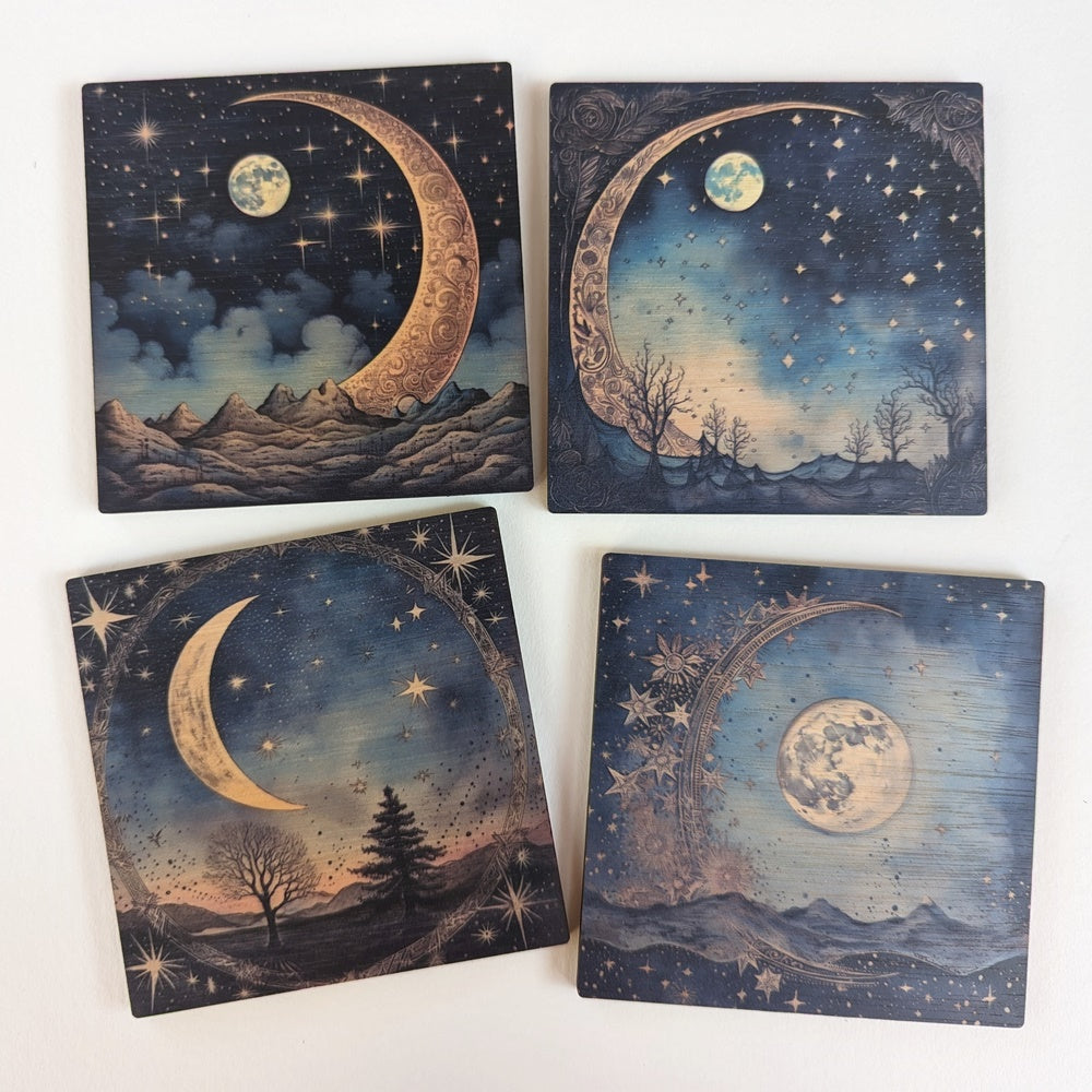 Moonlight Coasters