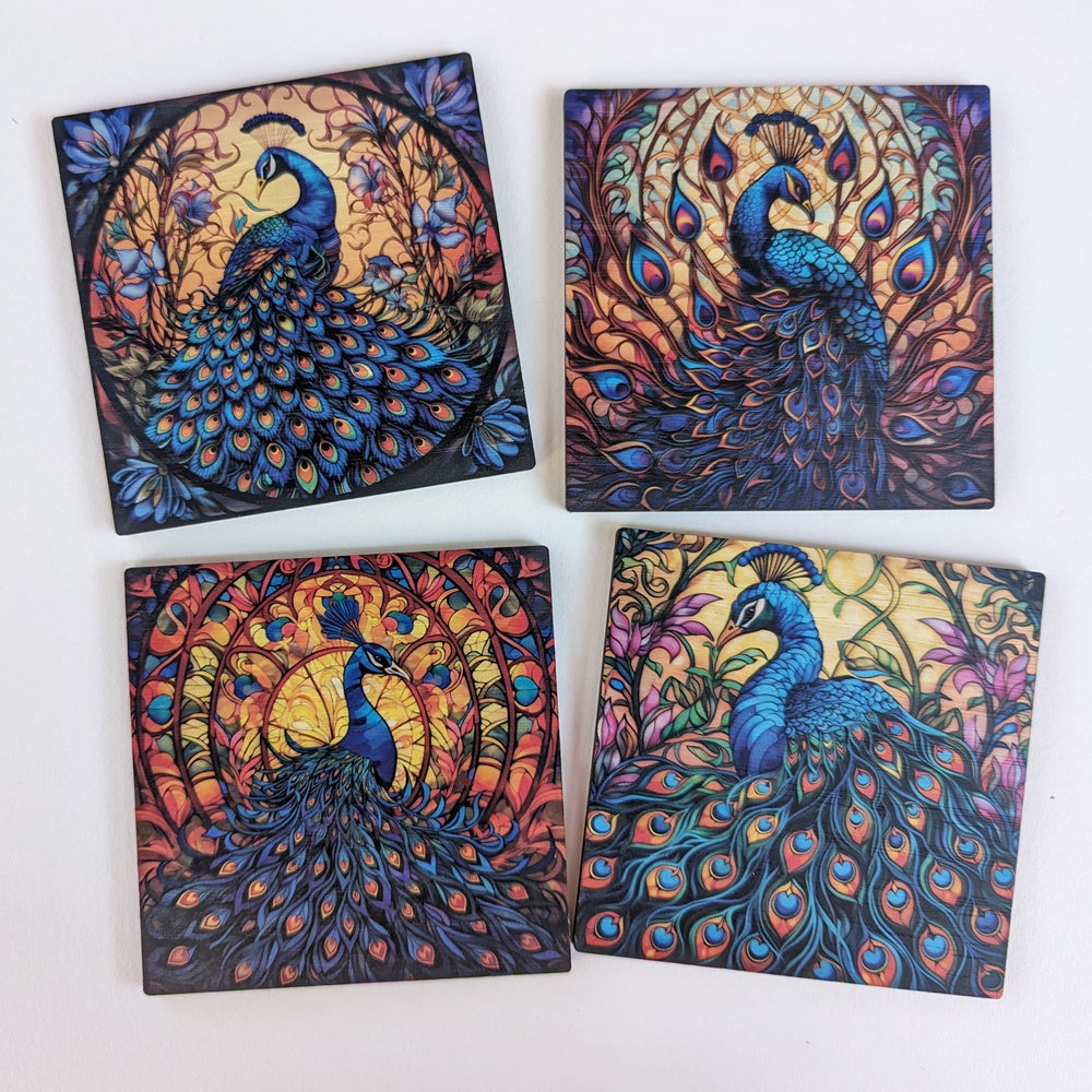 Peacock Coasters