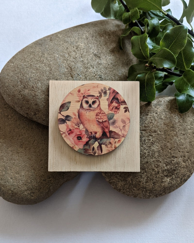 Owl brooch