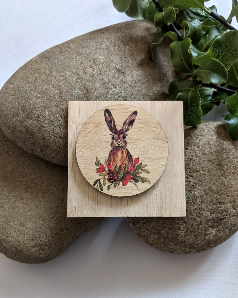 Rabbit brooch