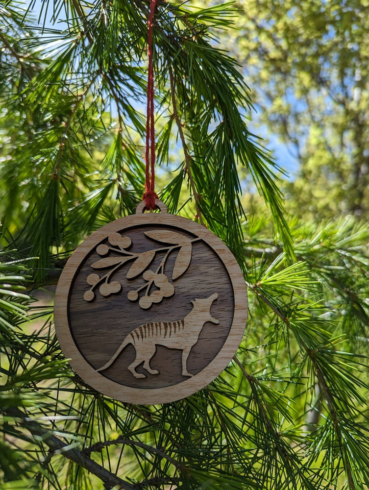 Tasmanian tiger decoration