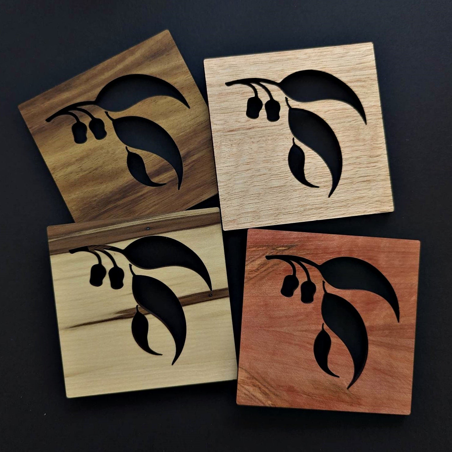 Gum Leaves Coasters