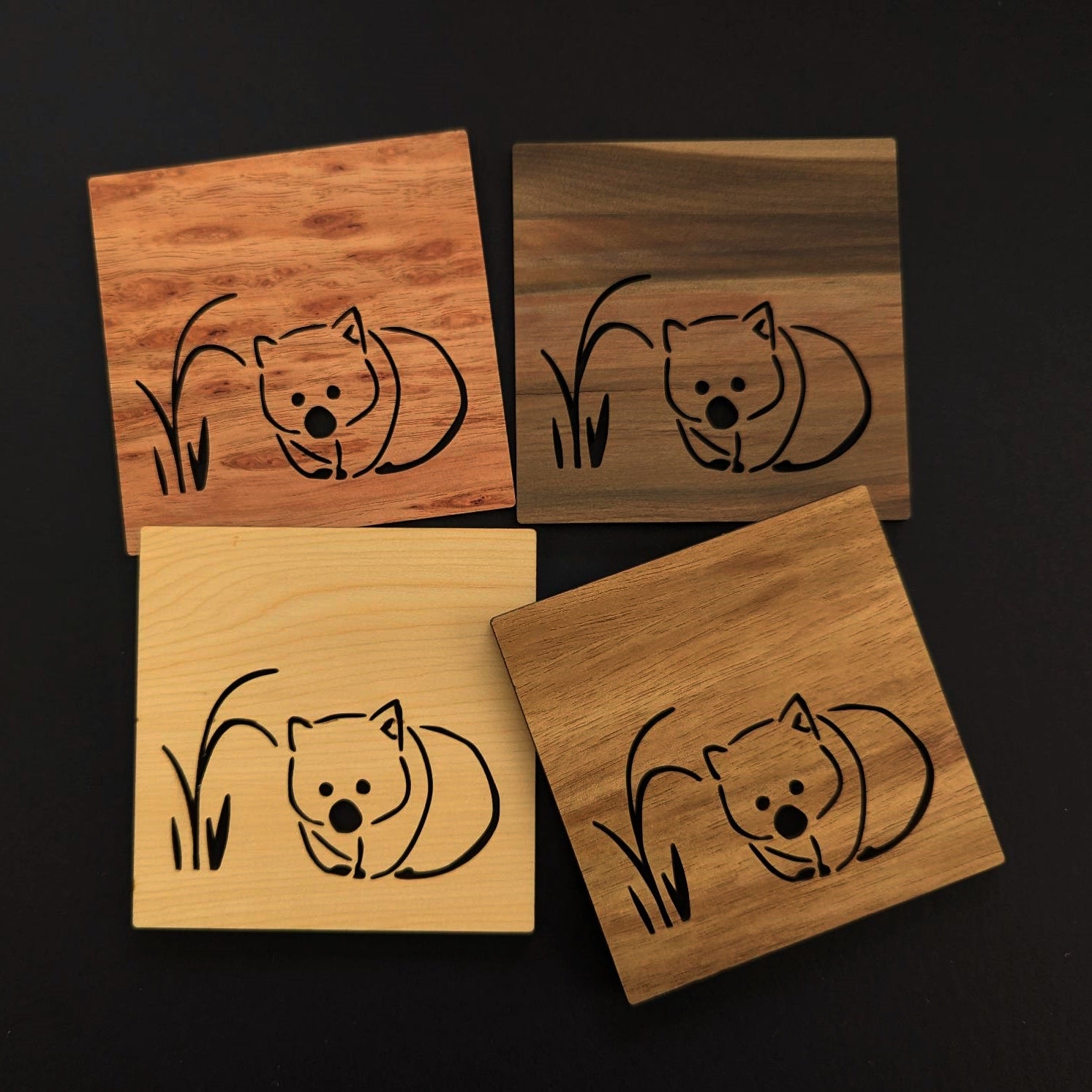 Wombat Coasters