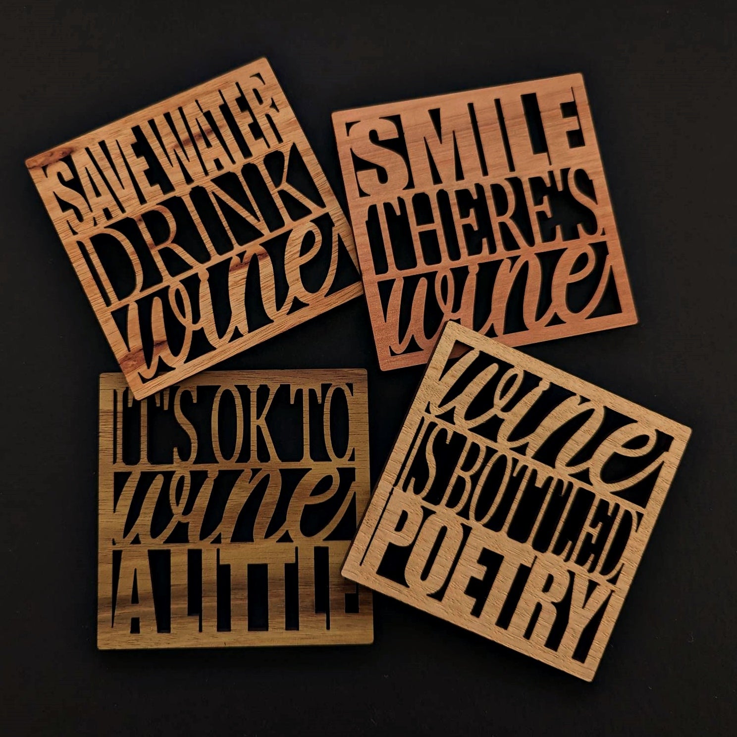 Wine Quote Coasters