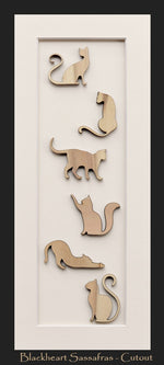 Load image into Gallery viewer, Cats Panel   4&quot; x 10&quot;
