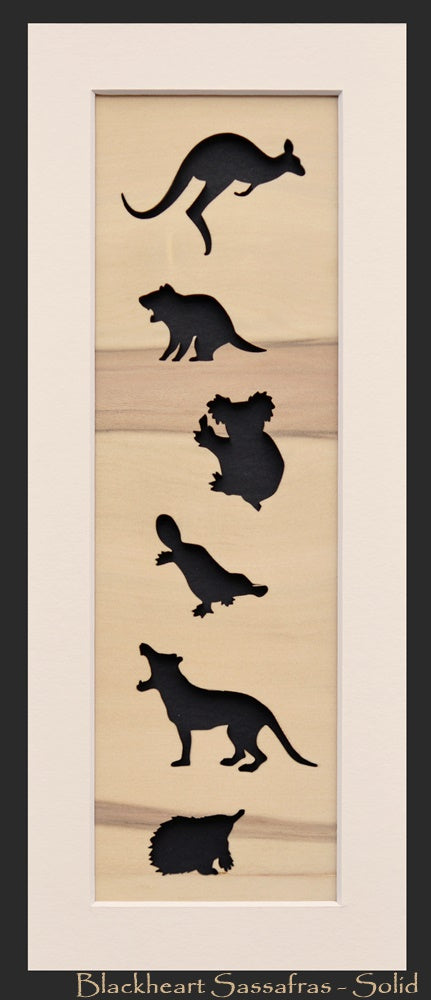 Native Animals Panel   4" x  10"