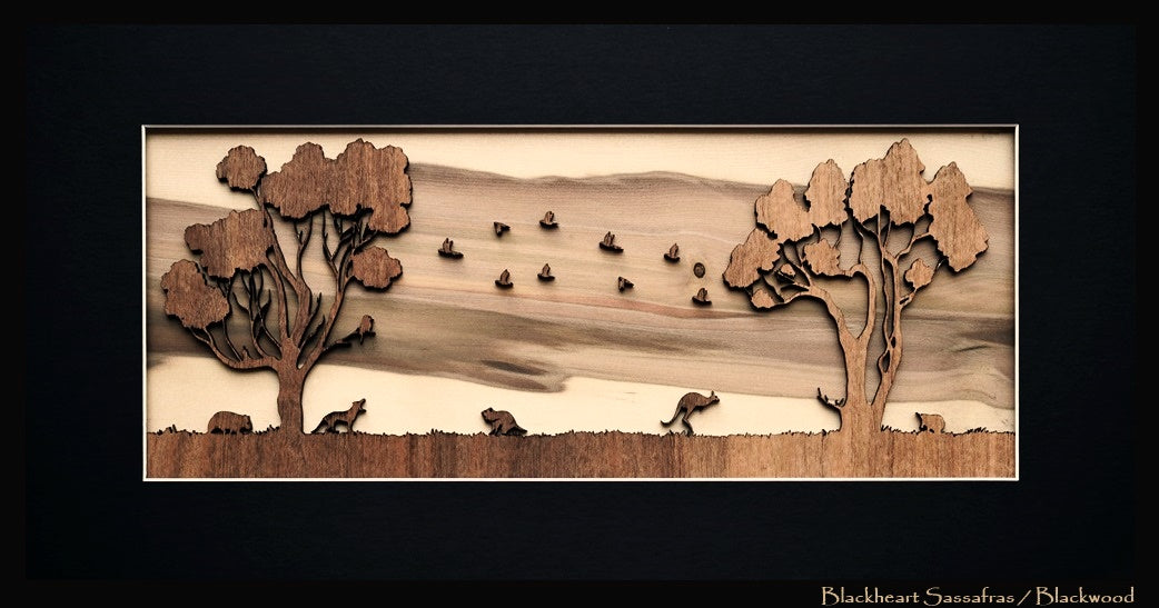 Native Animal Panel  10"  x 20"