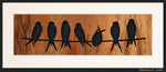 Load image into Gallery viewer, Bird On A Wire Panel 4&quot; x 10&quot;
