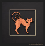 Load image into Gallery viewer, Cat Curl Panel  8&quot; x 8 &quot;
