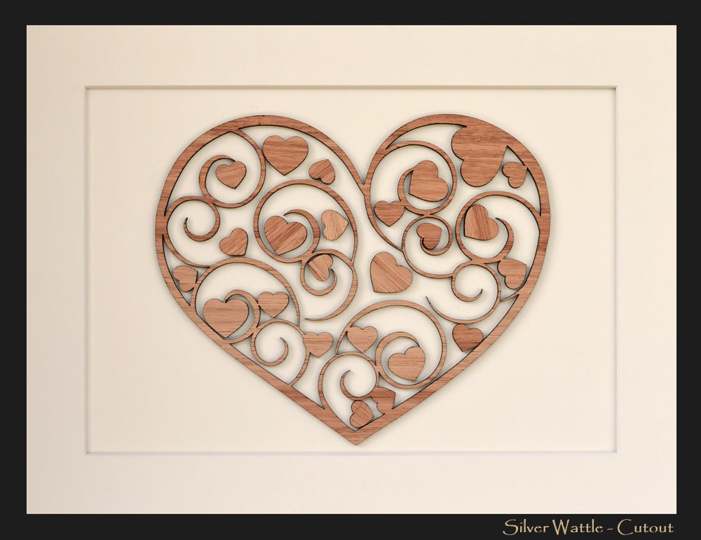 Heart Panel 12" x 16"