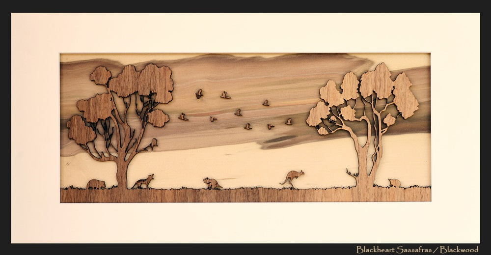 Native Animal Panel  10"  x 20"