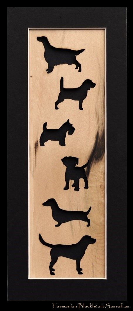 Dogs Panel  4" x 10"