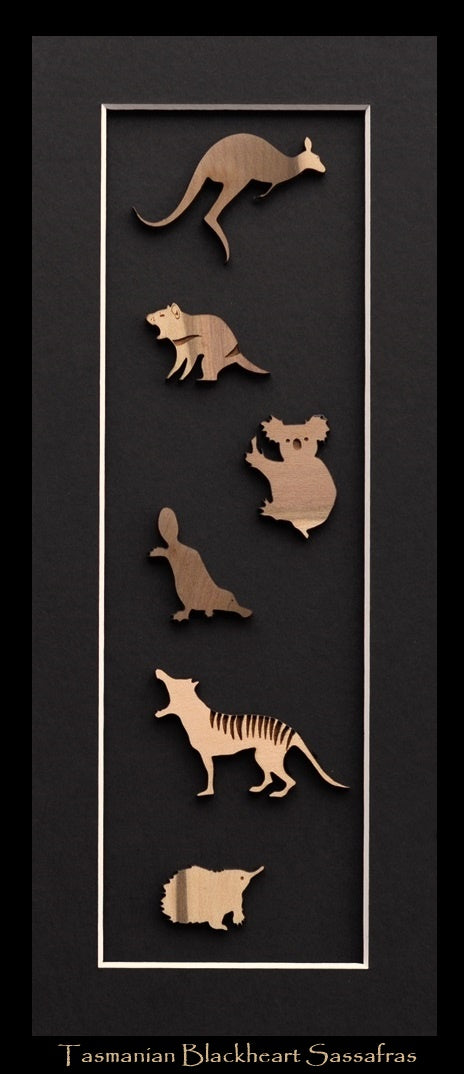 Native Animals Panel   4" x  10"