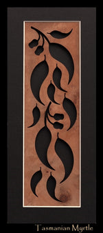 Load image into Gallery viewer, Gum Leaves Solid Panel 4&quot; x  10&quot;
